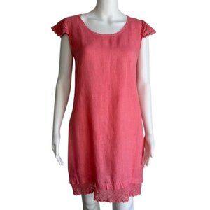 Haris Cotton Linen Shift Dress – Size S